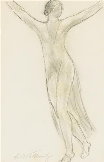 ABRAHAM WALKOWITZ (1878 - 1965, RUSSIAN/AMERICAN) Isadora Duncan, (Group of Three).